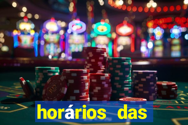 horários das plataformas de jogos